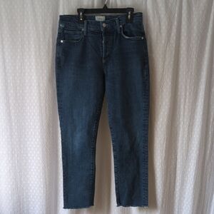 Citizens Of Humanity Emerson Button Fly Raw Hem Jeans Size 25